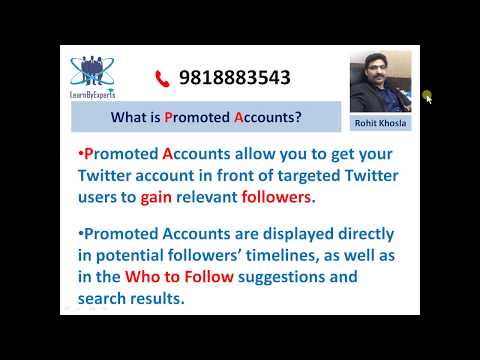 Promoted Accounts in Twitter Ads