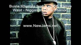 Busta Rhymes feat. Jay Z &amp; Kanye West - Niggas In Paris (Remix) (New Song 2011)