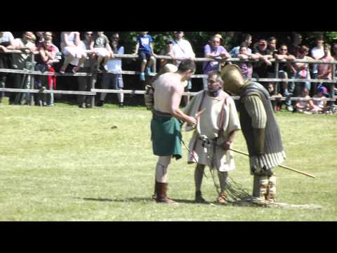 Combat de gladiateurs à Marles (Aisne).