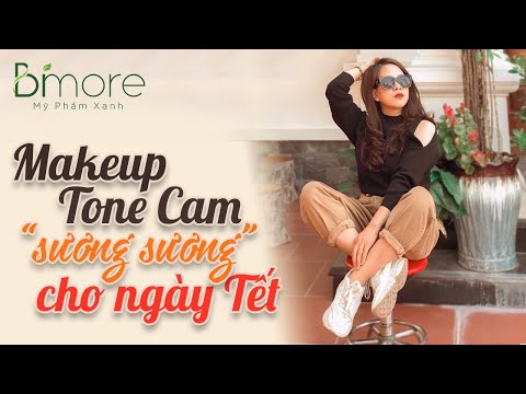 Trang điểm tone Cam đơn giản, nhẹ nhàng cho ngày Tết