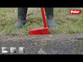dresse-bordures demi-lune + manche 102cm | video 1
