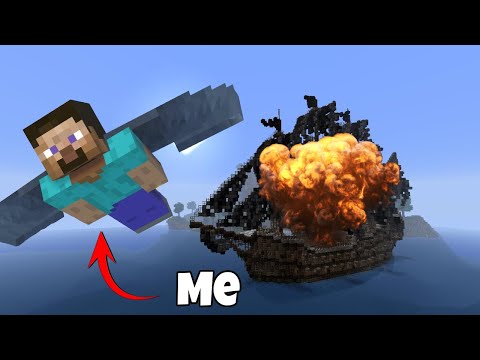 Liquid Apple: Conquering a Pirate Ship in Minecraft!!!