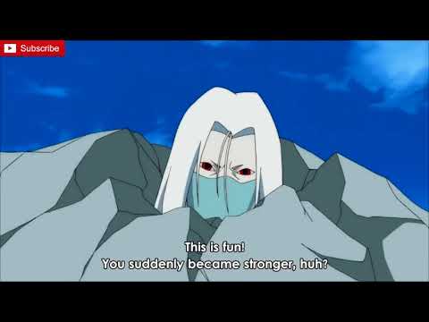 Rock Lee vs Gitai (Demon Chakra Ninja)-Rock Lee Opens Eight Gates to Fight Demon Power!!