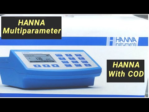 Water & Wastewater Multiparameter (with COD) Photometer and pH meter - HI83399 Hanna Multiparameter