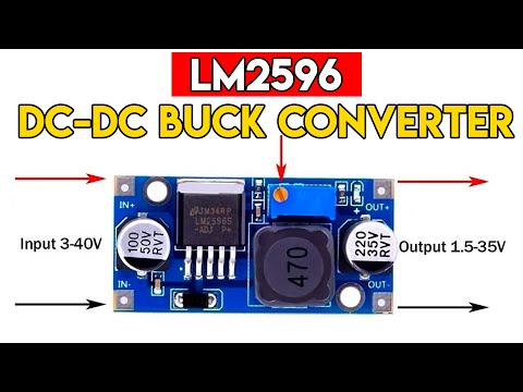 LM2596 DC-DC Step Down Adjustable Power Supply Module 3A Max Buck Converter