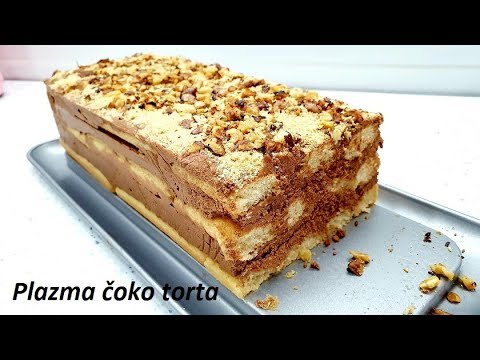 PLAZMA ČOKO TORTA BEZ PEČENJA  BRZO,LAKO A UKUSNO