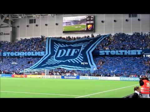 Tele2 Arena. Premiärmatch. DIF - IFK Norrköping, 21 juli 2013 - HD.