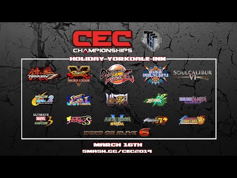 CEC2019 - BBTag, SamShoV, SFV, DOA6, SCVI, ST and SMS