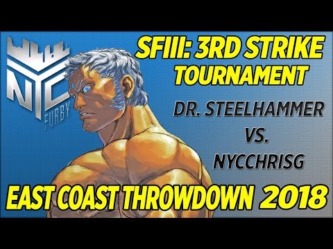 [Street Fighter 3s] 2 OLD 2 FURIOUS x ECT 2018 - Dr. Steelhammer vs EG NYCChrisG (4k/60fps)