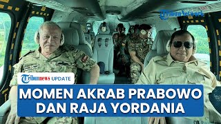 Full Senyum, Raja Yordania Naik Helikopter Bareng Prabowo sebelum Akhiri Kunjungan di Indonesia