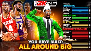 *NEW* GAME-BREAKING ALL AROUND CENTER BUILD is BROKEN IN NBA 2K26! BEST BIG MAN BUILD IN NBA2K26!