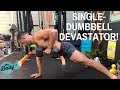 💥SINGLE DUMBBELL DEVASTATOR! | BJ Gaddour Dumbbells Workout