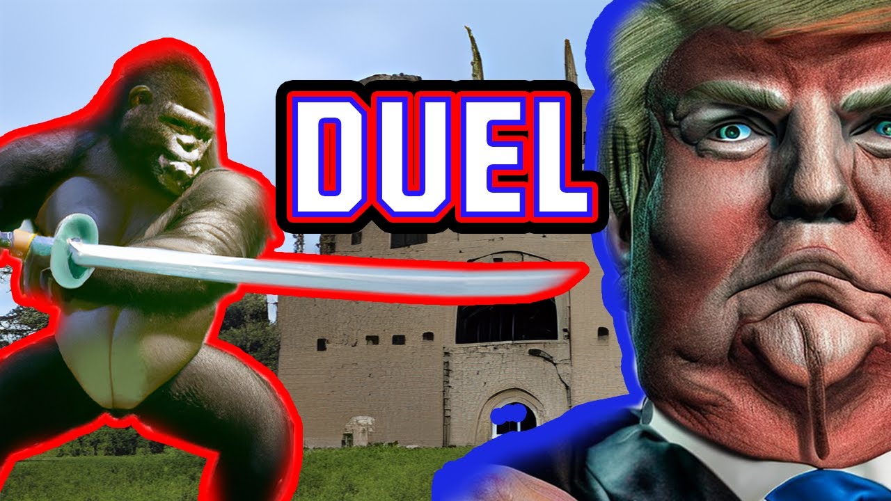 Donald Trump Sword-fights a Gorilla - Stable Diffusion Short Film