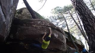 Video thumbnail of El chillón, 6b. Albarracín