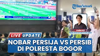 Bobotoh Auto Semringah! Kemeriahan Nobar Persib vs Persija di Polresta Bogor, Si Biru Sukses Menang