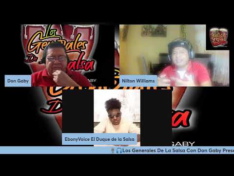 🎙️🎧Los Generales De La Salsa Con Don Gaby Presenta a Ebony Voice “El Duque De La Salsa🎙🎧