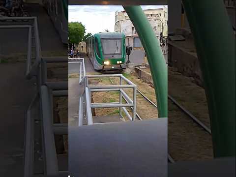 TRAM 01 VLT do Cariri chegando na estação terminal em Juazeiro do Norte CE! #juazeirodonorte #train