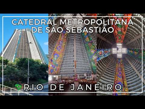 Inside the Catedral Metropolitana de São Sebastião do Rio de Janeiro, Brazil - Walking Tour