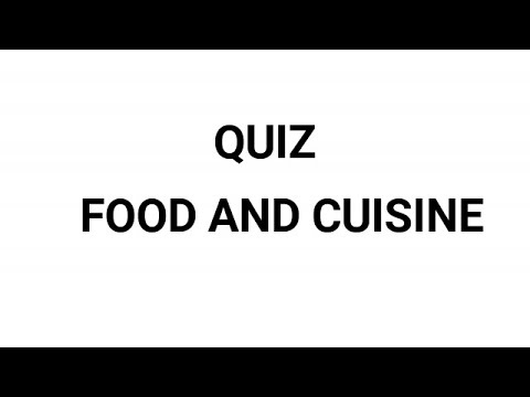 Food & Cuisine Quiz | Test your food knowledge | The Ultimate Food Quiz | Food Trivia | Food Edition