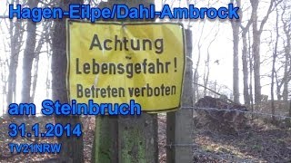 preview picture of video 'Hagen-Eilpe/Dahl-Ambrock am Steinbruch 31.1.2014 TV21NRW'