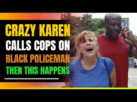Crazy Karen Calls Cops On Black Policeman. Then This Happens