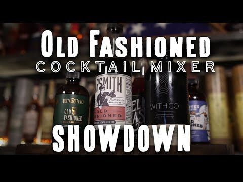 Old Fashioned Cocktail Mixer Showdown