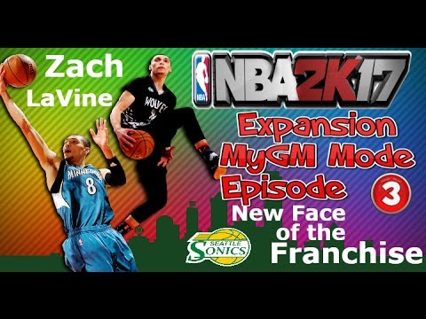 NBA 2k17 Expansion MyGM Seattle Supersonics E3 | New Face of the Franchise