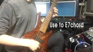 fusion jazz solo line ex.3 - [Norman Brown Trashman] 00:39~00:43 score + backingtrack