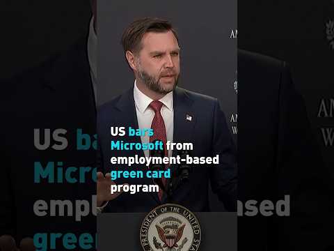 US bars Microsoft from employment-based green card program