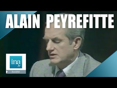 Alain Peyrefitte, supporter of the death penalty | INA Archive