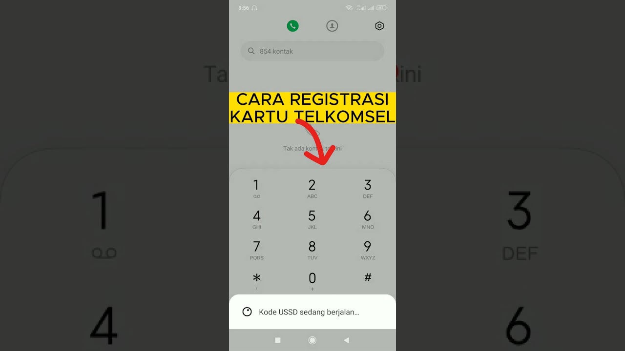 HOW TO REGISTER A TELKOMSEL CARD #SHORTS