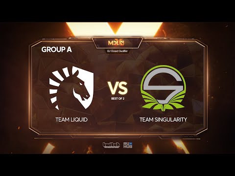 Team Liquid vs Team Singularity, MDL Chengdu Major Qualifier, bo2, game 1 [Lex]