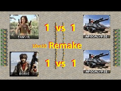1 Vs 1 - Tanya/Boris vs Apocalypse - Red Alert 2