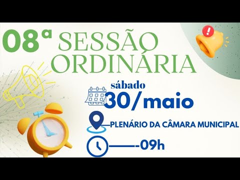 08ª SESSÃO ORDINÁRIA