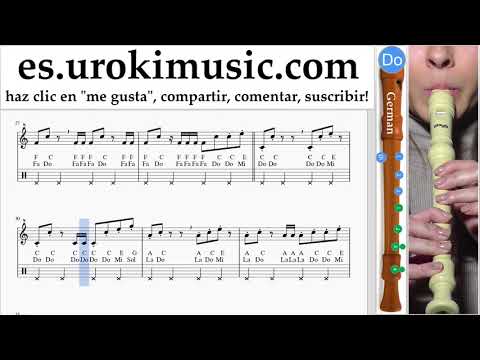 Tutorial de flauta dulce G. Imagine Dragons - Thunder Clases Notas um-i927