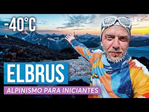 Do escritório ao cume da montanha. A montanha mais alta da Europa.