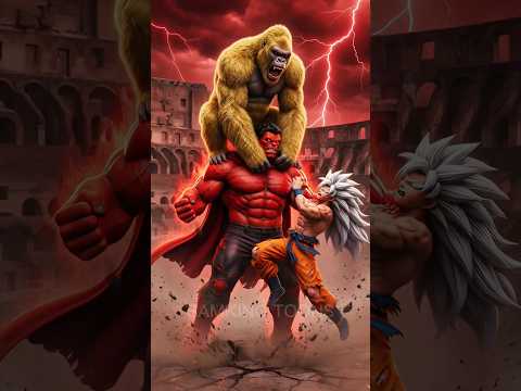 Goku & King Kong vs Red Hulk | Final Battle Turns Dark with Vecna