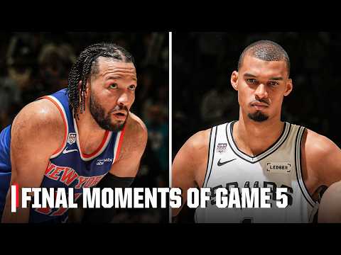 FINAL MOMENTS of Game 5 🏆 Knicks take down Spurs to win FIRST TITLE in 53 YEARS 🗽 | NBA on ESPN