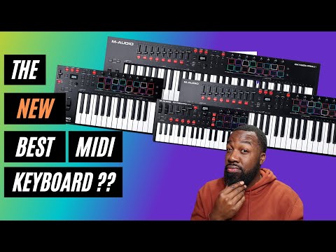 MIDI klaviatūra M-AUDIO Oxygen Pro Mini, juoda video