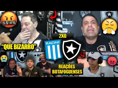 REAÇÕES dos BOTAFOGUENSES FURIOSOS com a DERROTA - RACING 2X0 BOTAFOGO [REACT RECOPA 2025]