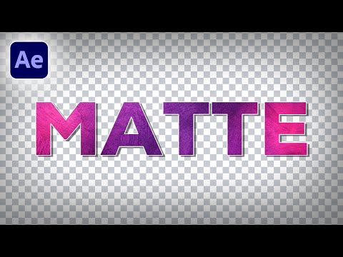 How to use track matte in After Effects [TUTORIAL]
