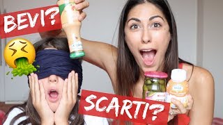LO BEVI O LO SCARTI? | DRINK BLINDFOLDED CHALLENGE! (eng sub)