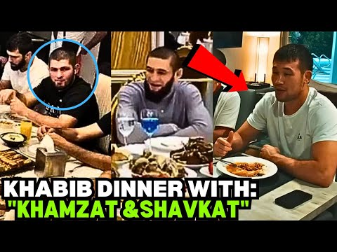 Khabib Nurmagomedov Dinner With Khamzat Chimaev And Shavkat Rakhmonov