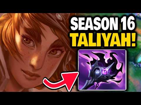 HOW to TALIYAH jungle in SEASON 16!!!