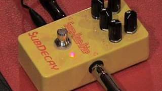 Subdecay Super Nova Drive boutique overdrive guitar effects pedal demo