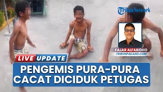 Satpol PP Gerebek Pengemis Pura-pura Cacat di Padang, Aksinya Bikin Geleng Kepala