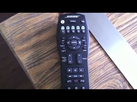 How To Program a BOSE REMOTE Cinemate