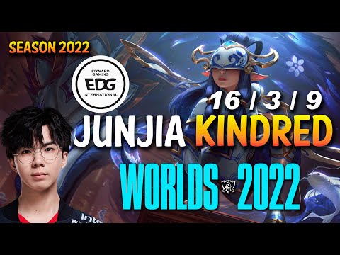 EDG Junjia KINDRED vs KARTHUS Jungle - NA Ranked - WORLDS 2022