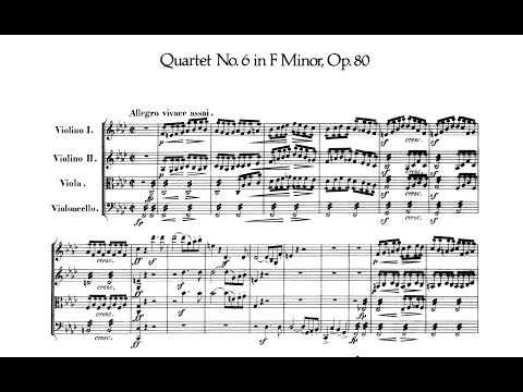 Felix Mendelssohn - String Quartet No. 6 in F minor, Op. 80 (Artemis Quartet)