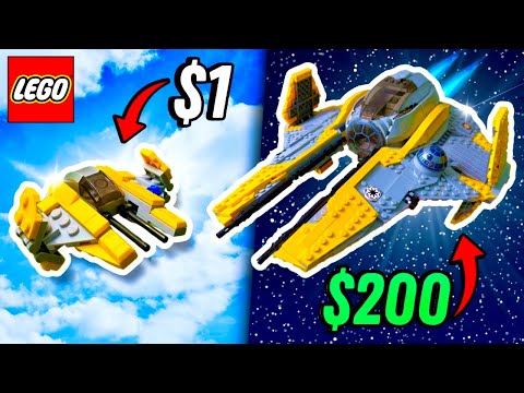 $1 vs $200 LEGO Star Wars Starfighter